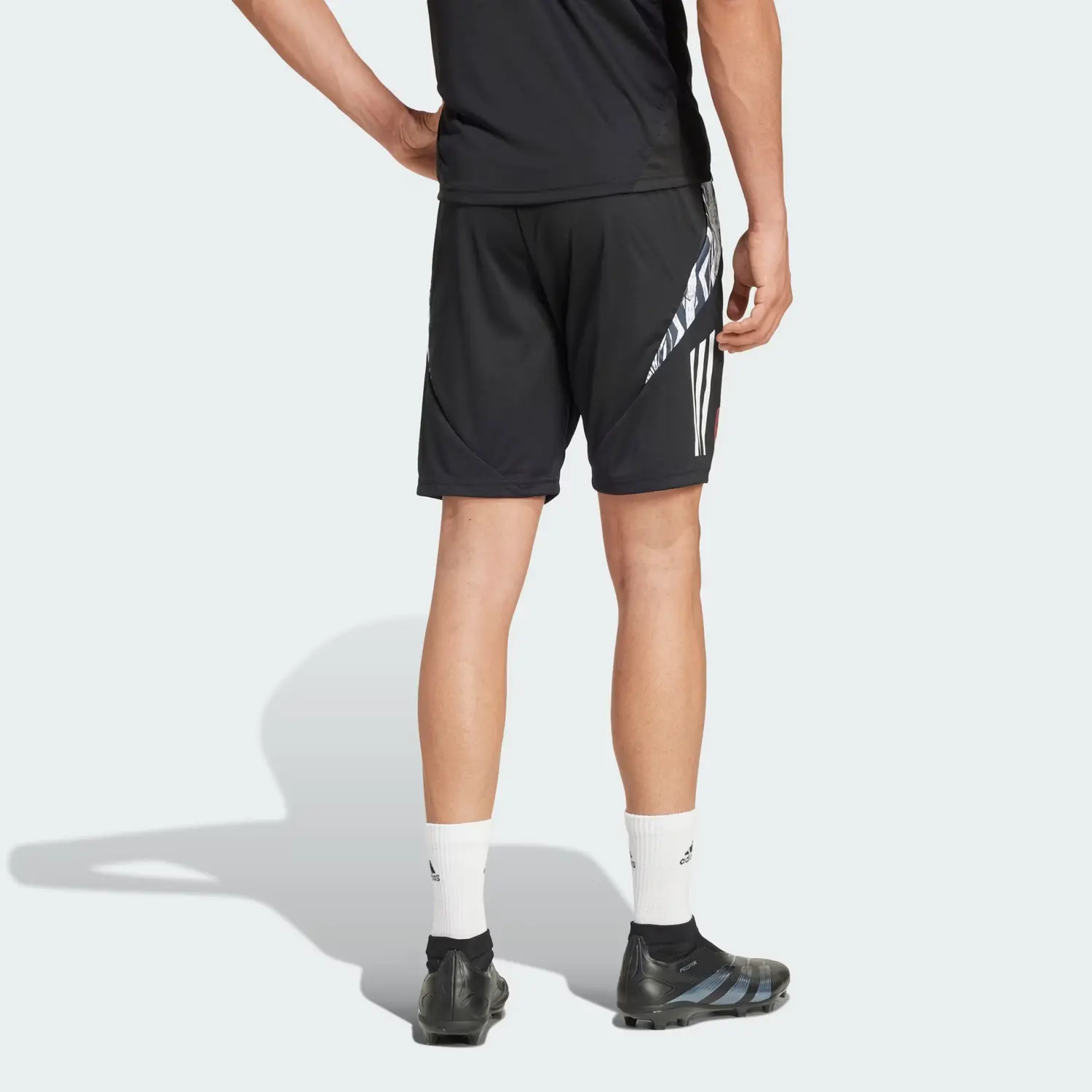 Футболка Arsenal Tiro 24 Training Shorts Soccer Bottom Men's Adidas, черный — фото 4