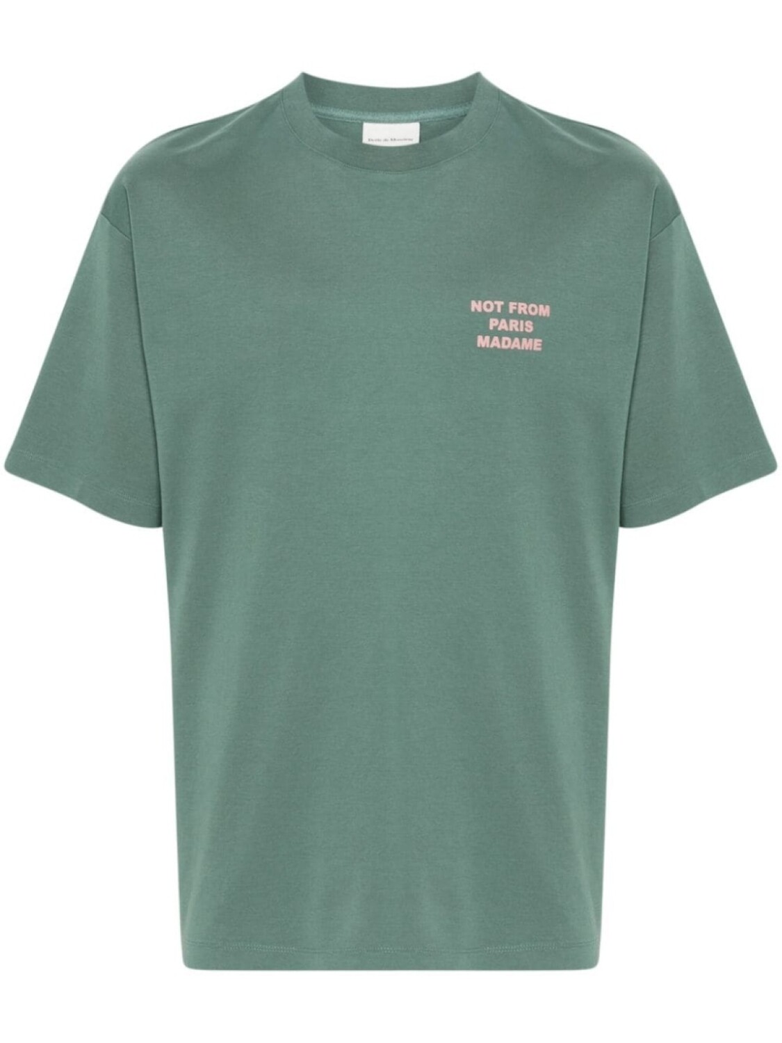

Drôle De Monsieur футболка с надписью Le T-shirt, зеленый