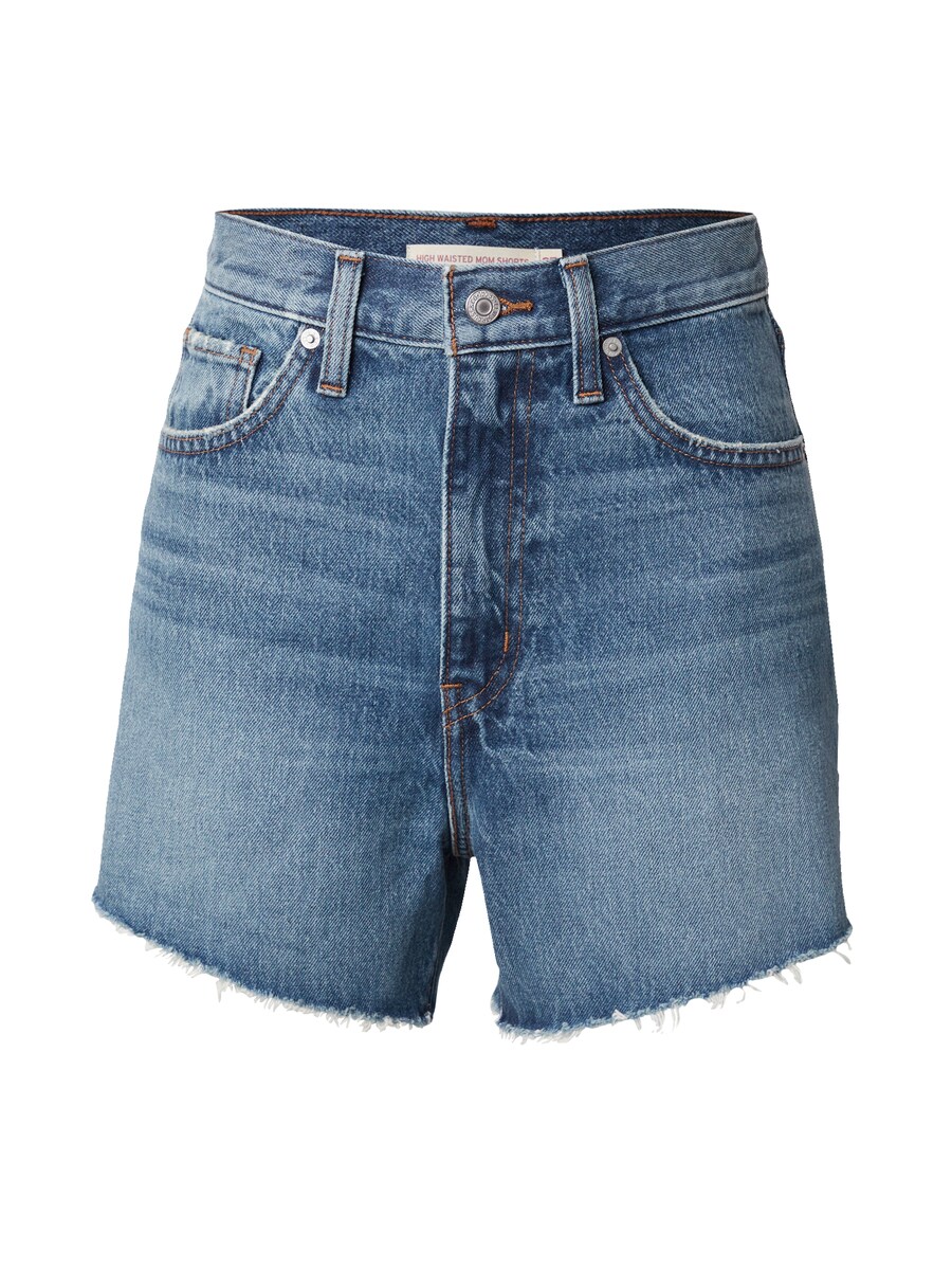 

Джинсы свободного кроя LEVI'S High Waisted Mom Short, синий деним