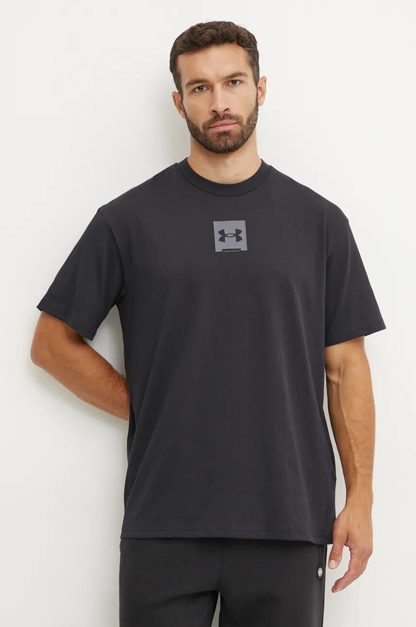 

Хлопковая футболка Under Armour HW OS BOX, черный