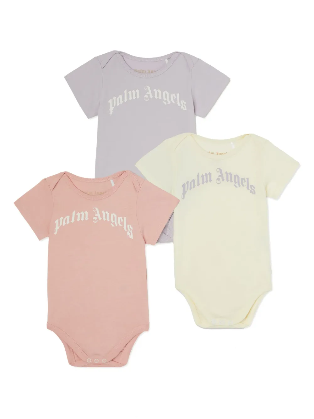 

Комплект из трех боди с принтом Palm Angels Kids, нейтральный