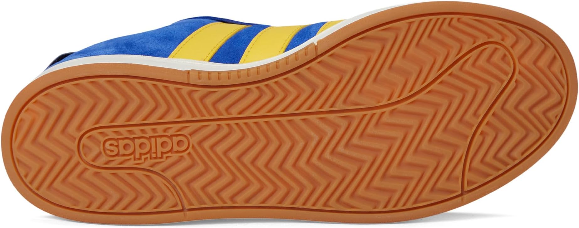 Кроссовки adidas Grand Court Alpha 00s, цвет Semi Lucid Blue/Utility Yellow/Off-White — фото 3