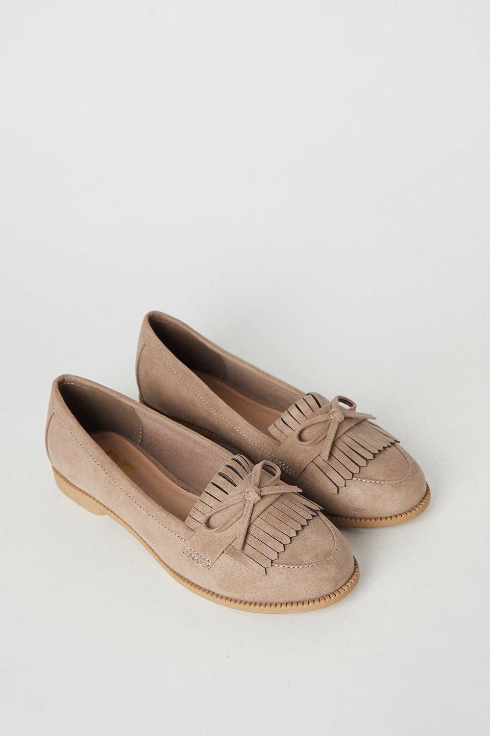 Лоферы Dorothy Perkins Loretta с кисточками, серо-коричневый — фото 3