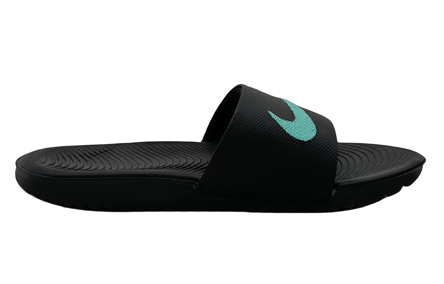 Детские шлепанцы Kawa Kids, цвет черный/синий Nike, цвет Customized — фото 2