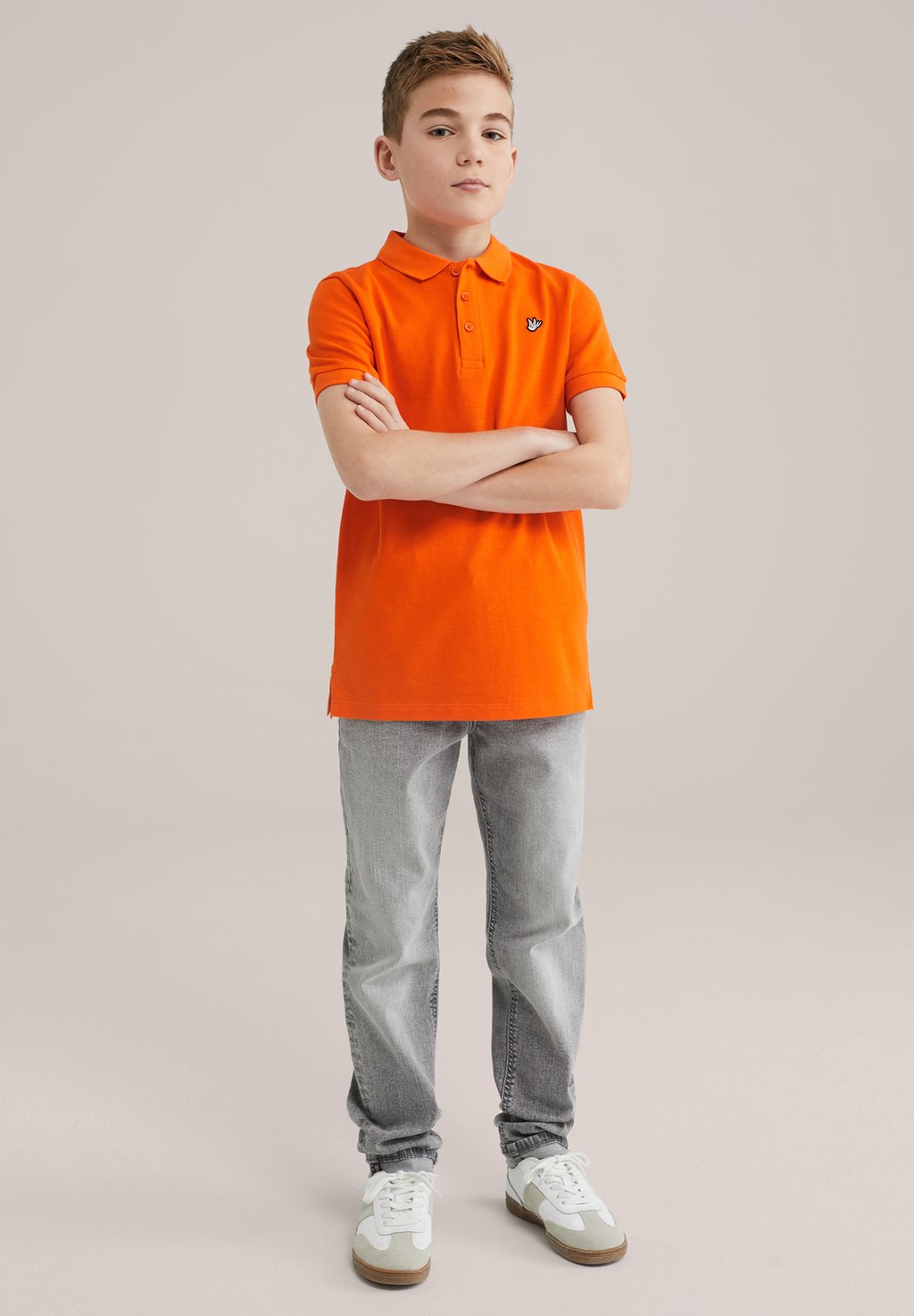 

Поло WE Fashion, оранжевый