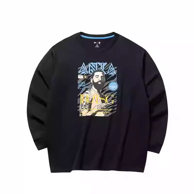 

ANTA Толстовка из баскетбольной коллекции мужская базовая black