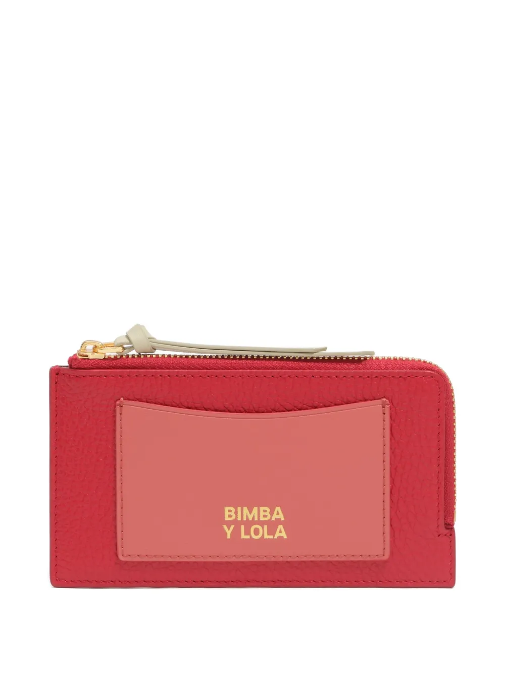 

Панельный кошелек на молнии Bimba y Lola, красный