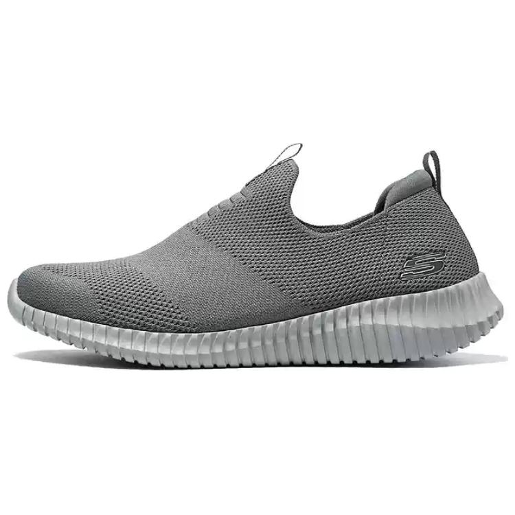 

Износостойкие низкие повседневные туфли, мужские, темно-серые Skechers, Charcoal Gray