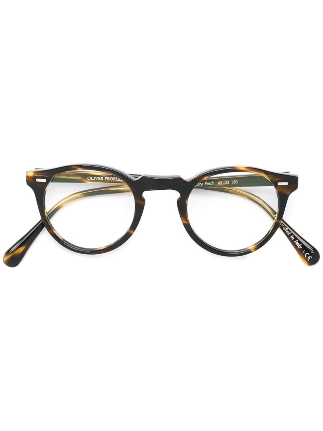 

Oliver Peoples очки 'Gregory Peck', коричневый