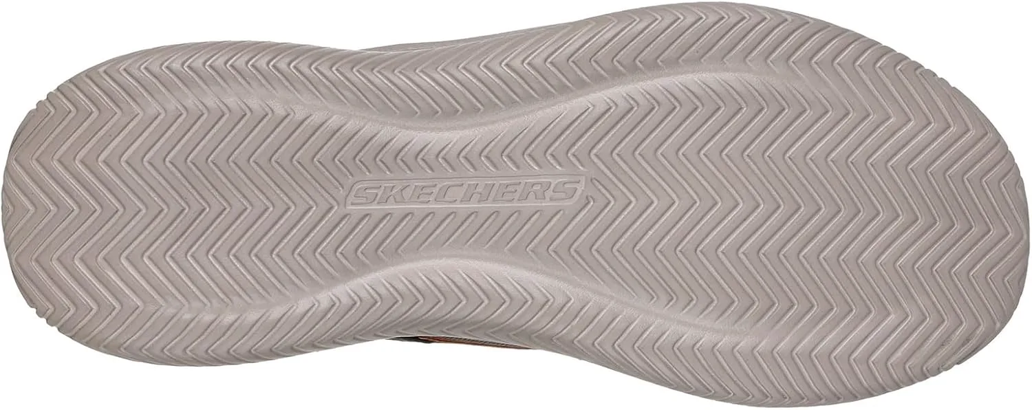 Мужские слипоны Skechers RF: Hasting - Niko с отделкой Moc Toe на шнуровке-банджи, коричневый — фото 3