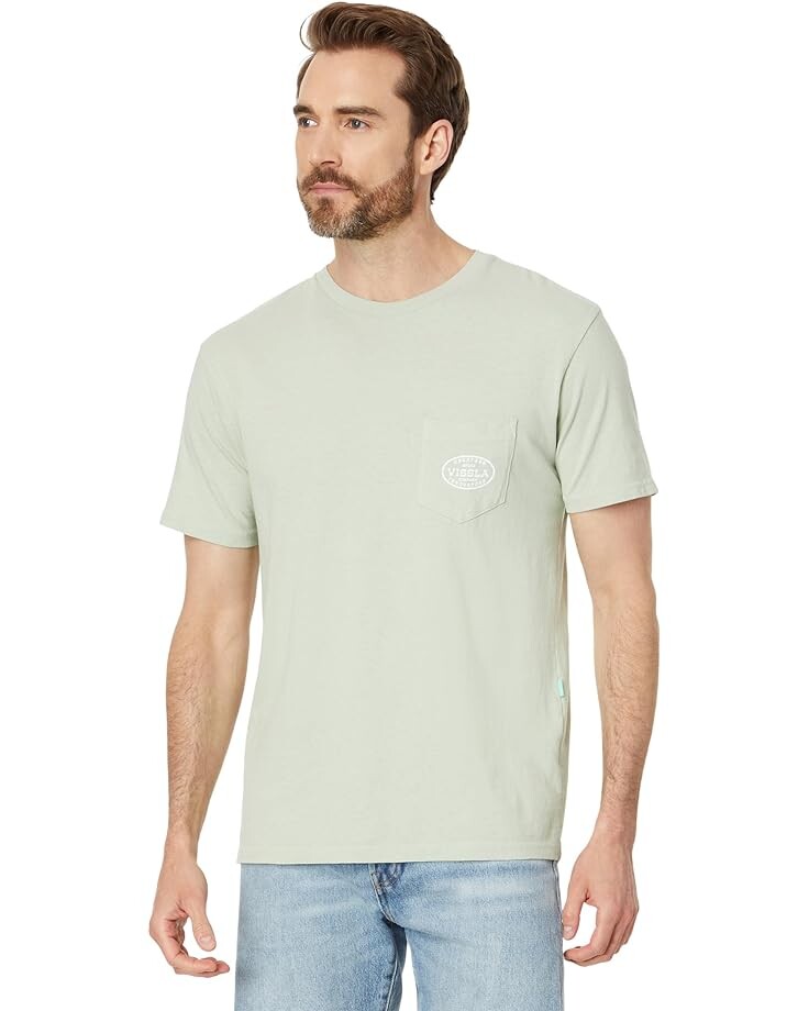 

Футболка VISSLA Buckled Short Sleeve Pocket, цвет Agave