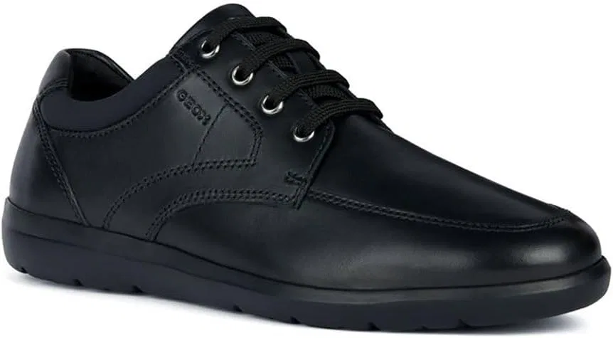Туфли Geox Boys U Leitan A Moccasin, Black — фото 3