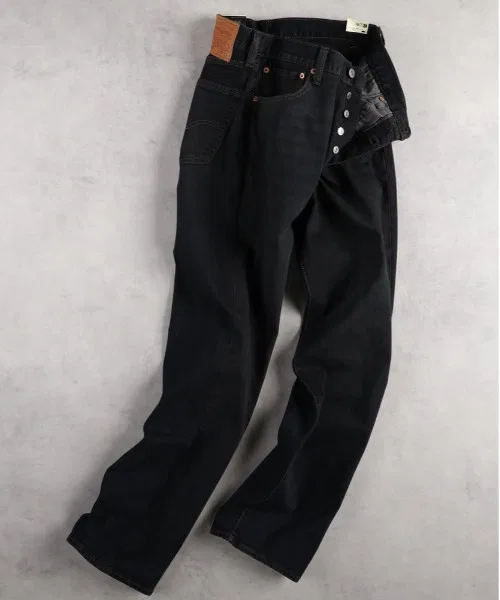 Джинсы прямого кроя Levi's 501 черные