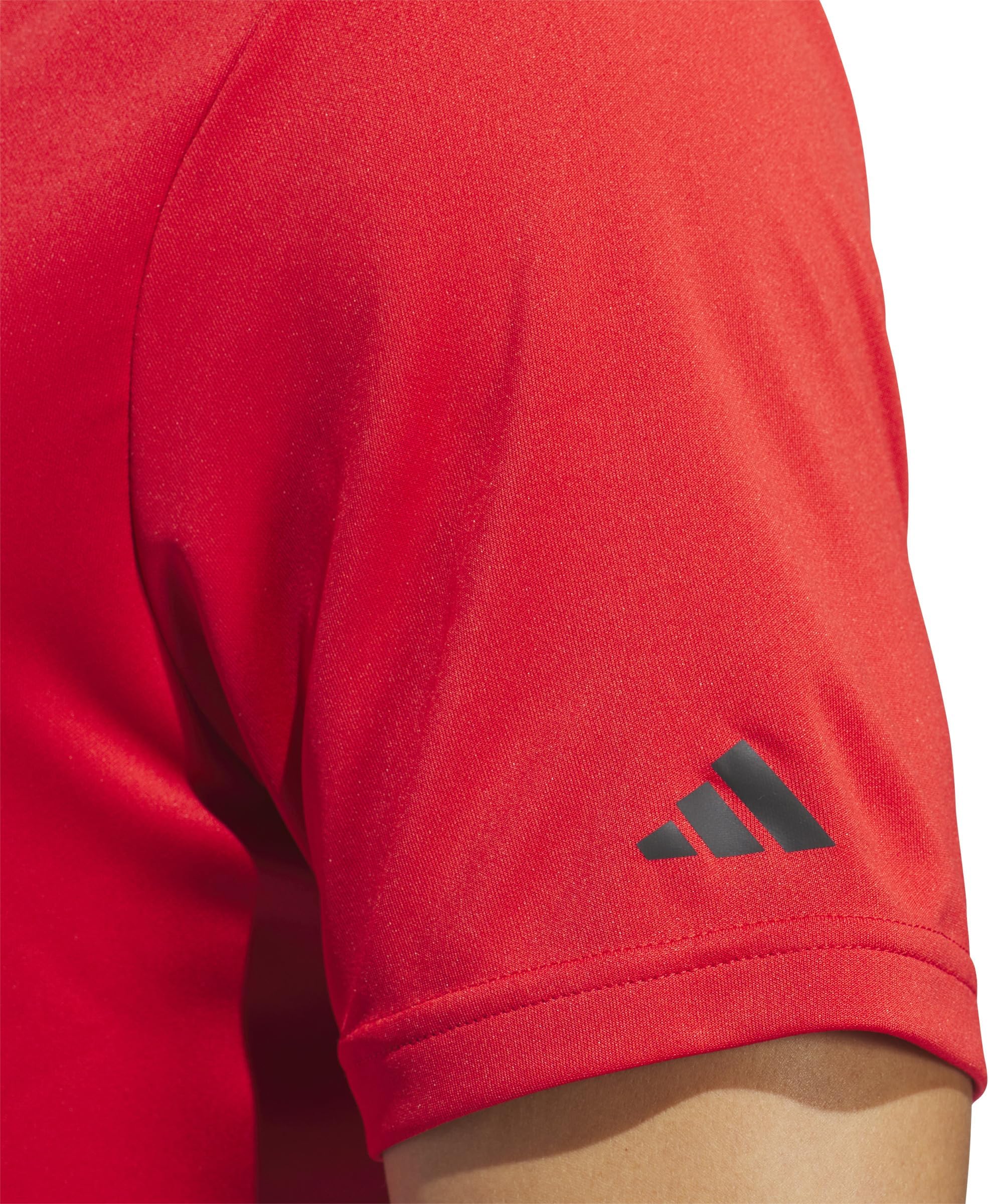 Футболка adidas Golf adi Performance Short Sleeve Golf Polo Shirt, цвет Collegiate Red — фото 3