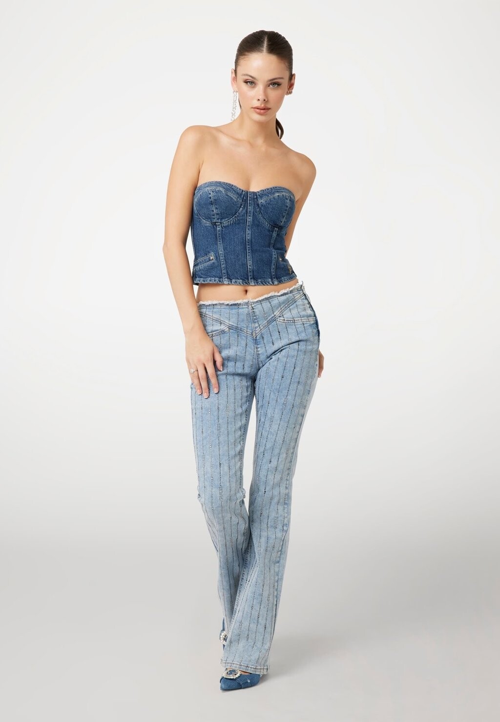 

Джинсы Bootcut Guess, синий