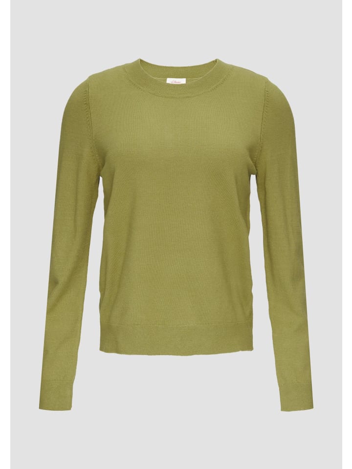 

s.Oliver Вязаный свитер в цвете 7774_guacamole