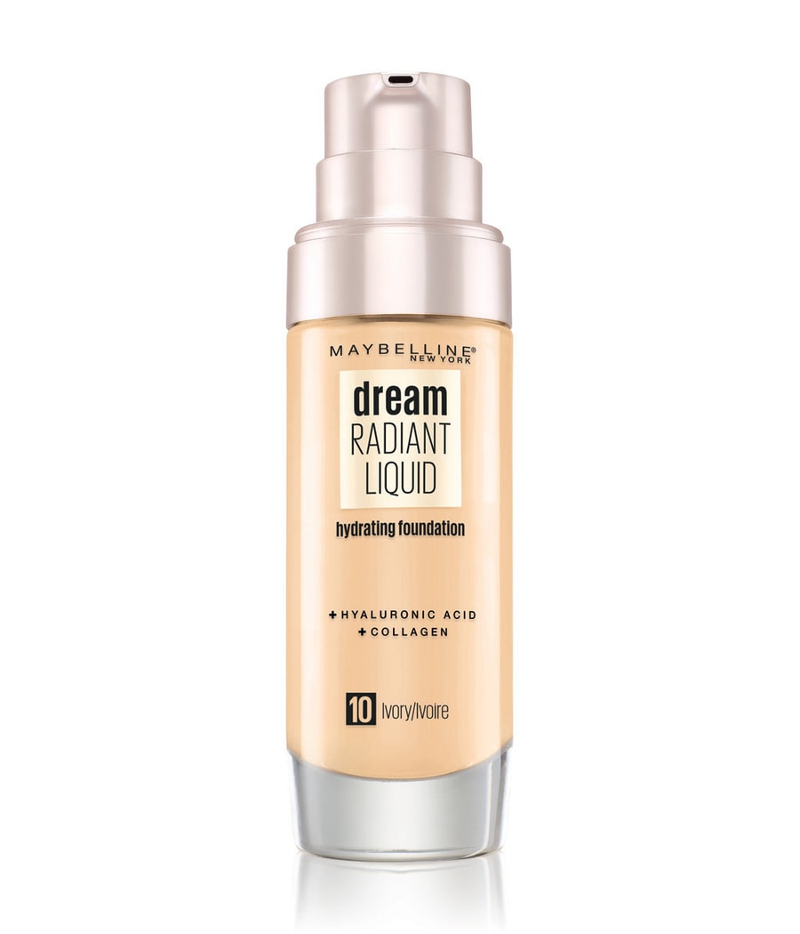 

Жидкая основа Maybelline Dream Radiant Liquid, Nr. 10 - Ivory, 30 ml