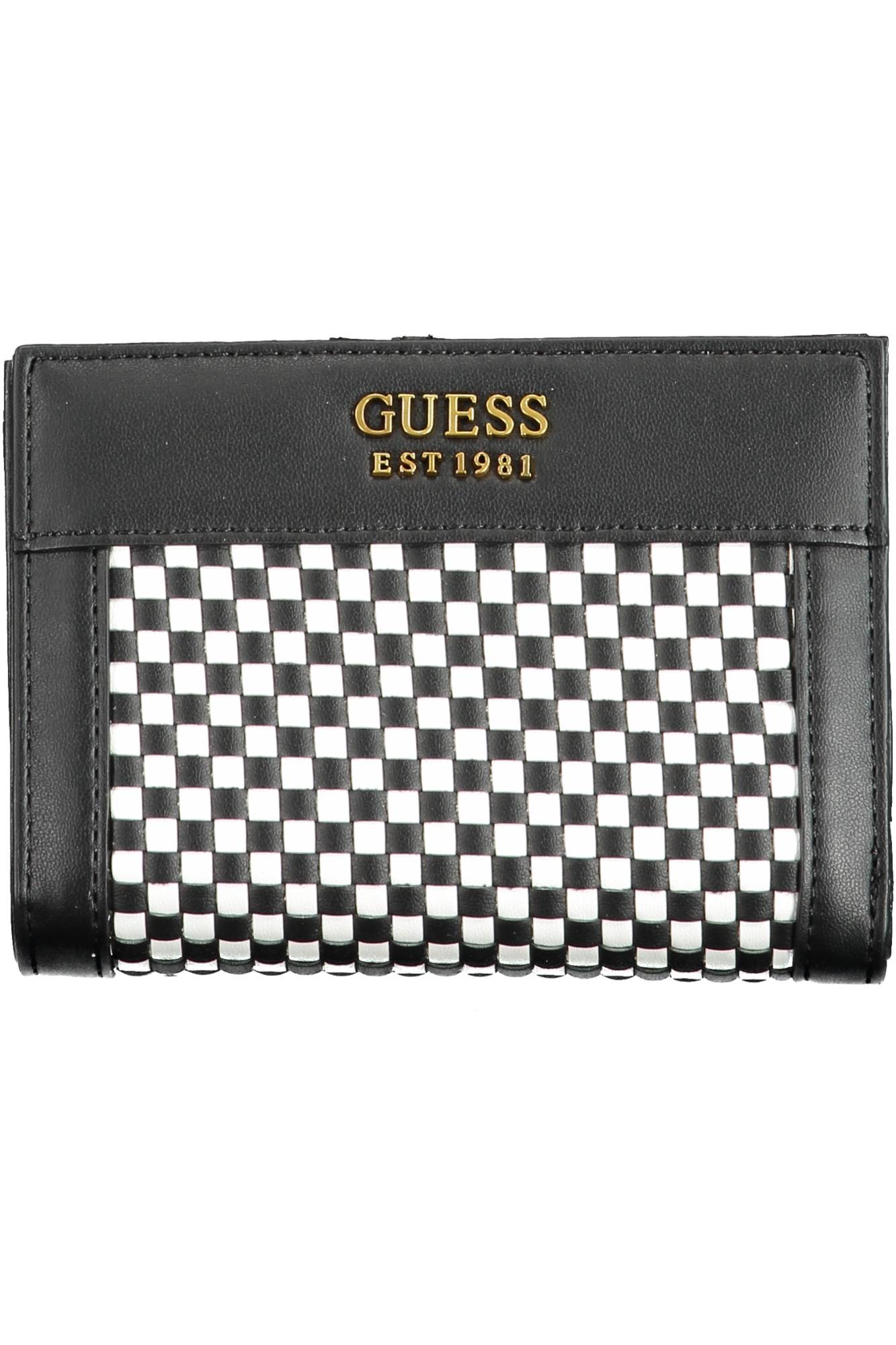 

Женский кошелек Guess Jeans с принтом клетка, черный