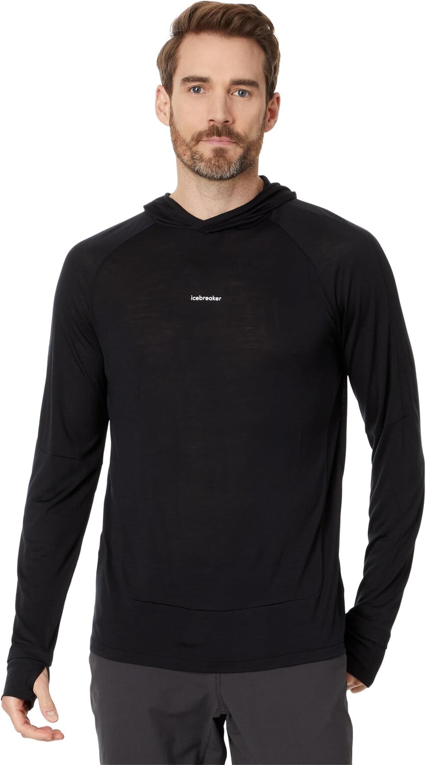 

Худи Icebreaker 125 Cool-Lite Sphere Long Sleeve Hoodie, черный