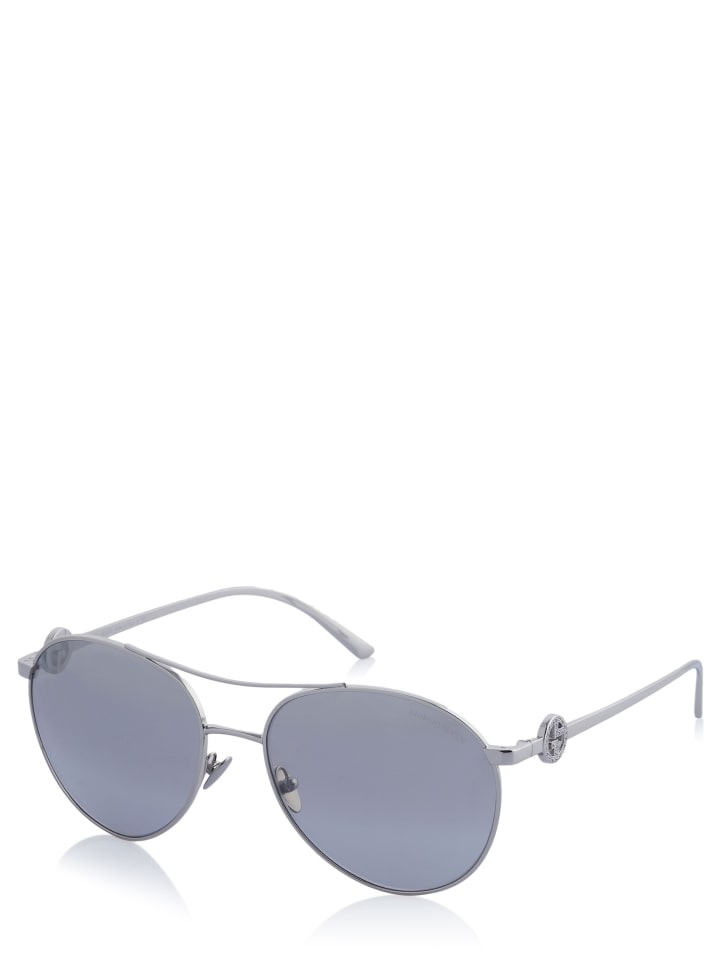 

Солнцезащитные очки Giorgio Armani, серебряный