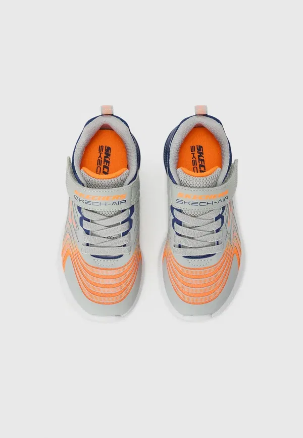 Кроссовки Microspec max advance trainers Skechers, серый/оранжевый — фото 4
