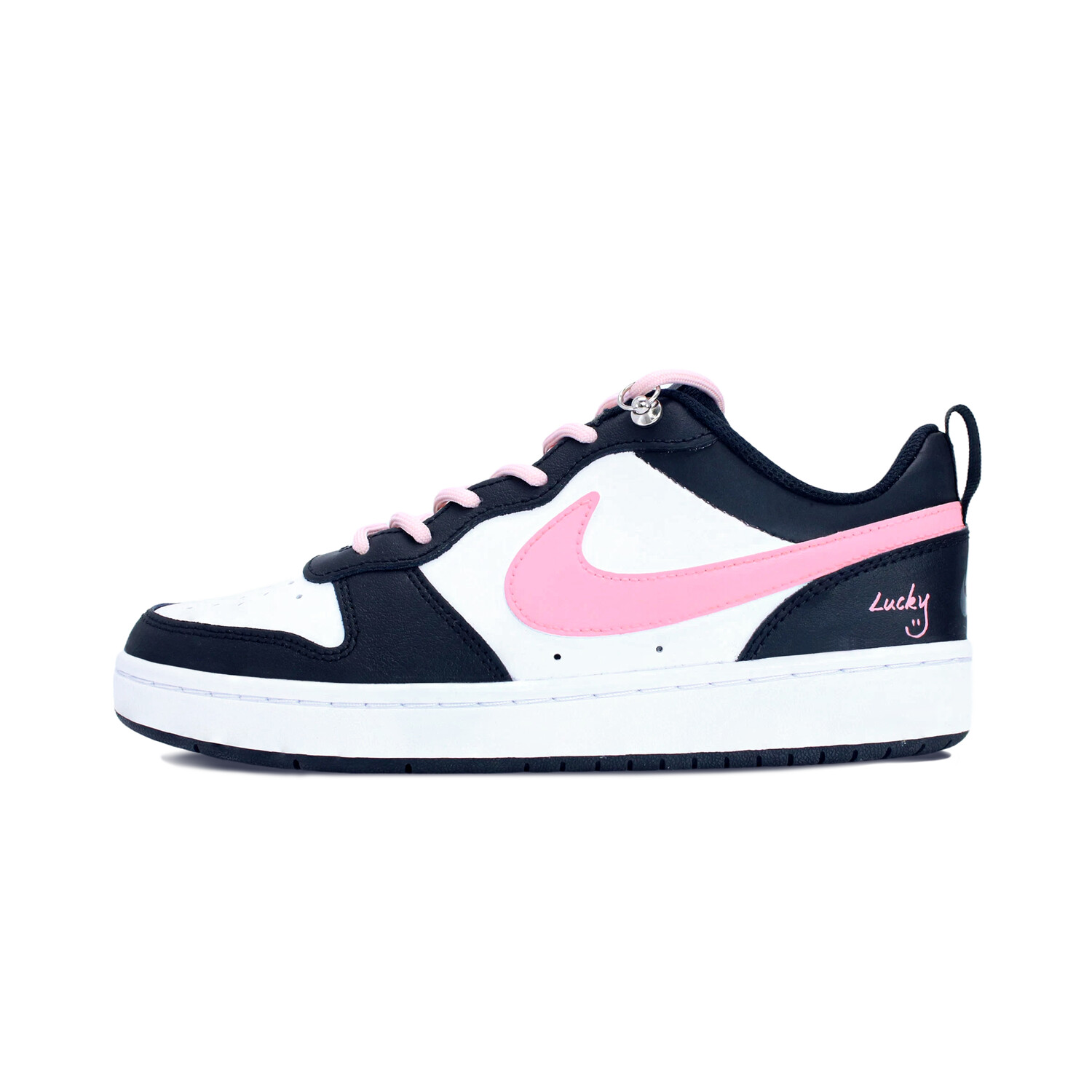 

Женские кроссовки для скейтбординга Nike Court Borough Low, Black/Pink