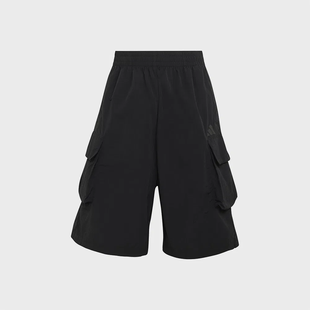 Женские чёрные технологичные шорты-бермуды City Tech от Adidas