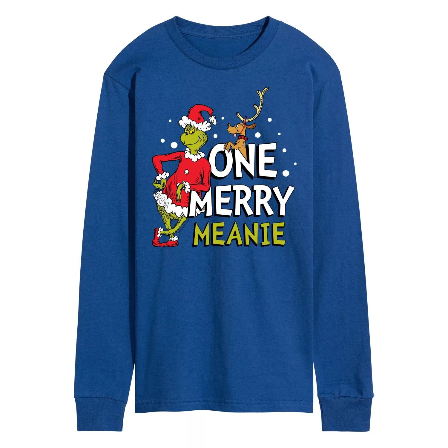 

Мужская футболка Dr. Seuss Grinch One Merry Meanie с длинными рукавами Licensed Character
