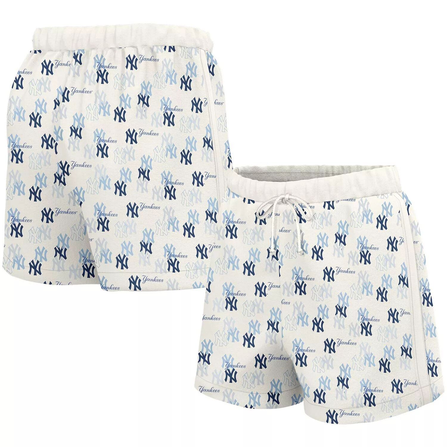 

Женские белые шорты Lusso New York Yankees Marge