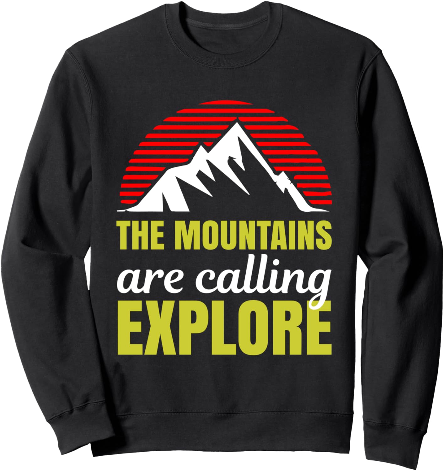 

Толстовка Hiking, Mountain Lines, Alpine Motifs, Hiking., черный