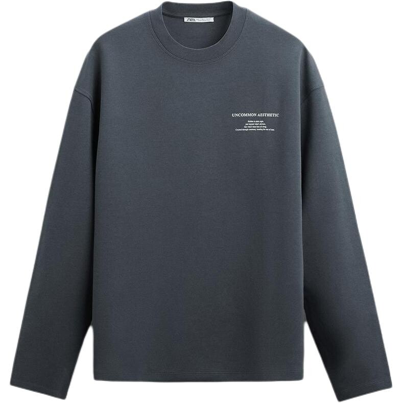 

Толстовка мужская серая Zara, серый