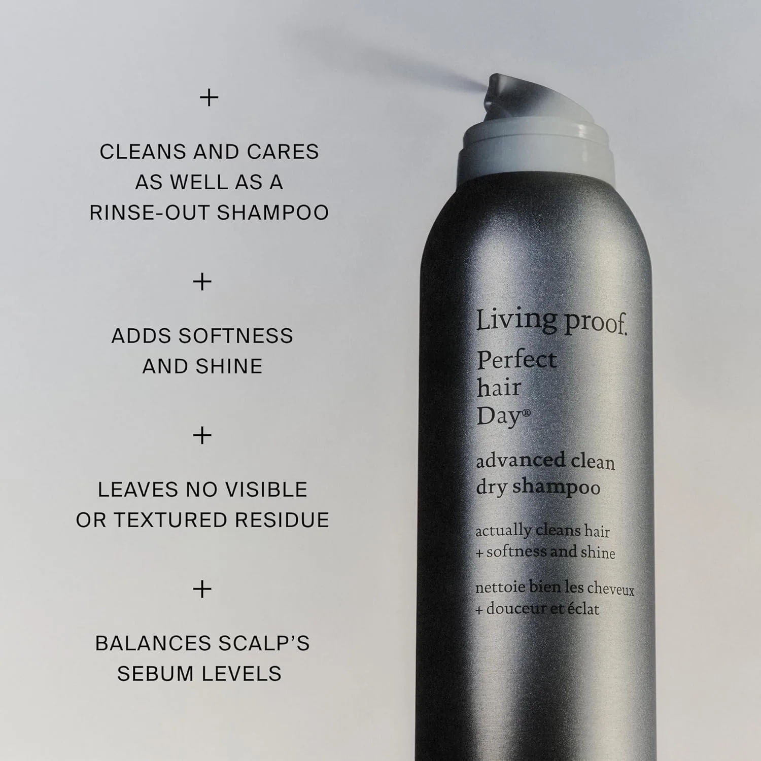 Сухой шампунь Living Proof, Perfect hair Day Advanced Clean, сухой шампунь для женщин и мужчин. 311.85 г (1 шт.) — фото 3
