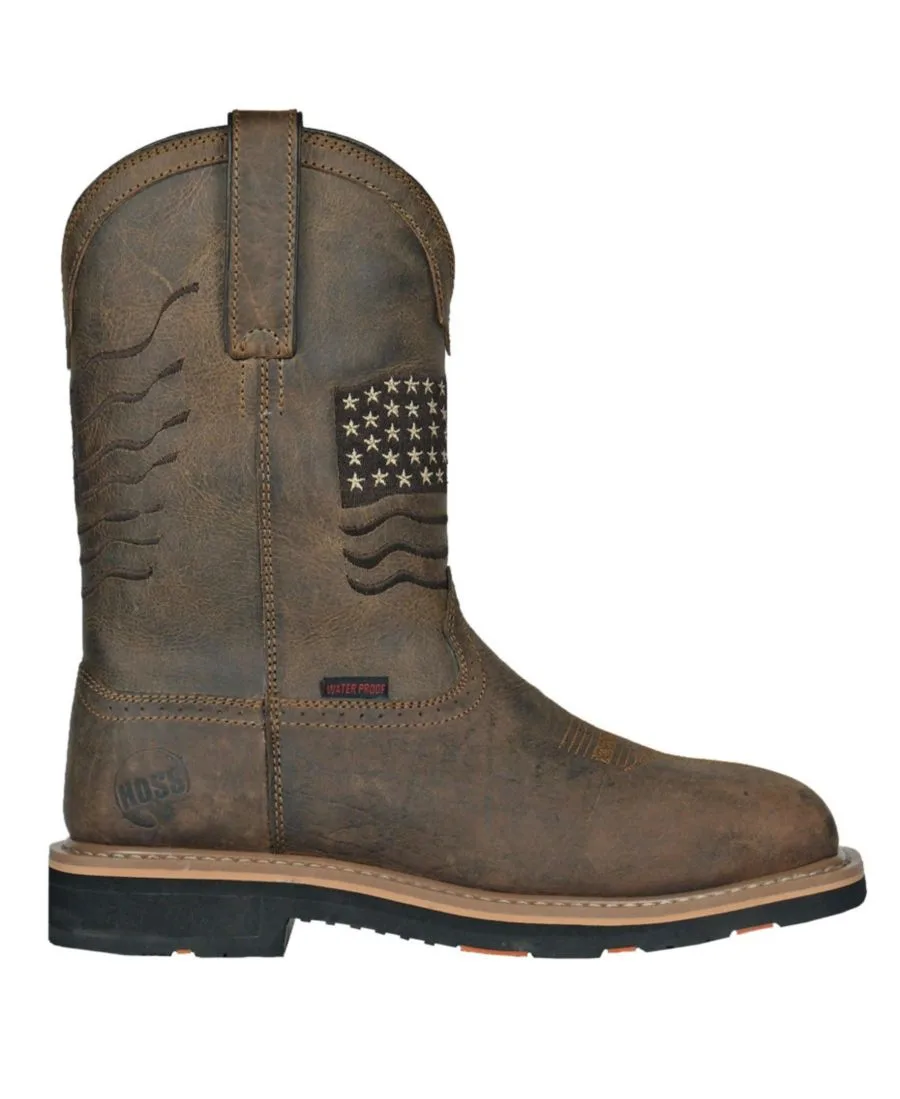 Мужские рабочие ботинки Rushmore с композитным носком Hoss Boot Company, коричневый — фото 2