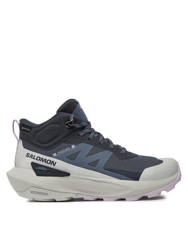 Треккинговые кроссовки Elixir Activ Mid Gore-Tex L47457400 Salomon, серый