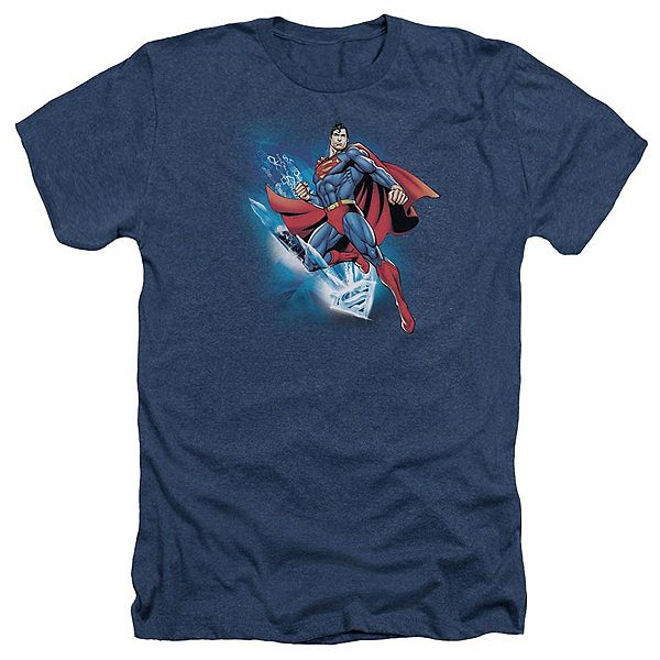 

Футболка Superman crystallize adult heather Licensed Character
