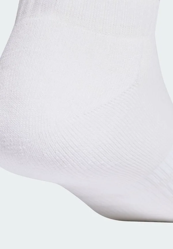 Мягкие низкие носки для кроссовок cushioned essentials (3 пары в упаковке) Adidas Performance, White/White/Black — фото 3