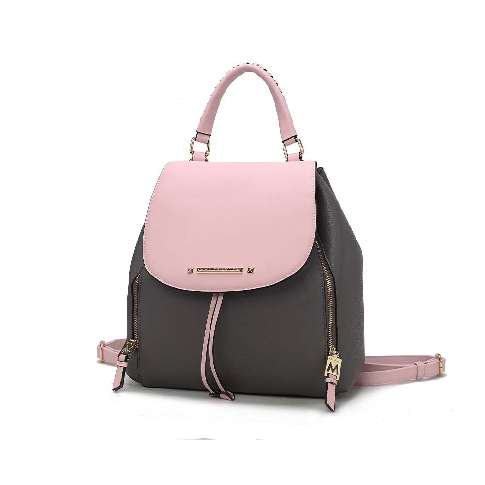 

Kimberly рюкзак из экокожи в стиле колор-блок MKF Collection By Mia K., Charcoal Blush