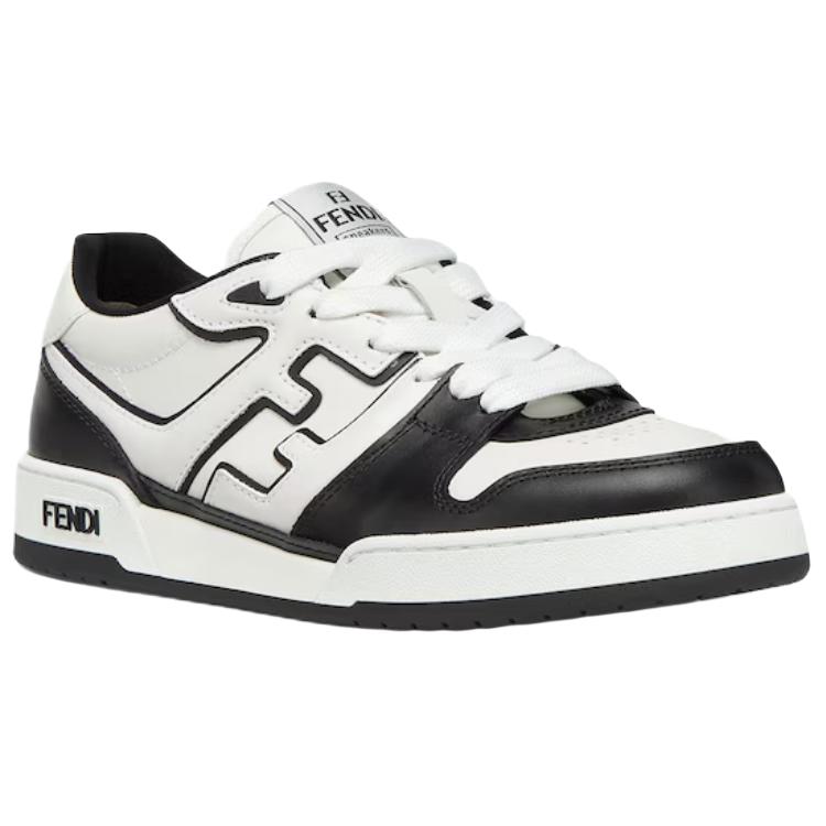 Футболка с панелями FENDI, черно-белая — фото 4