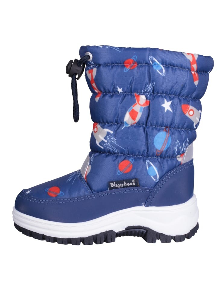 

Сапоги Playshoes Winter-Bootie Weltraum, цвет Marine