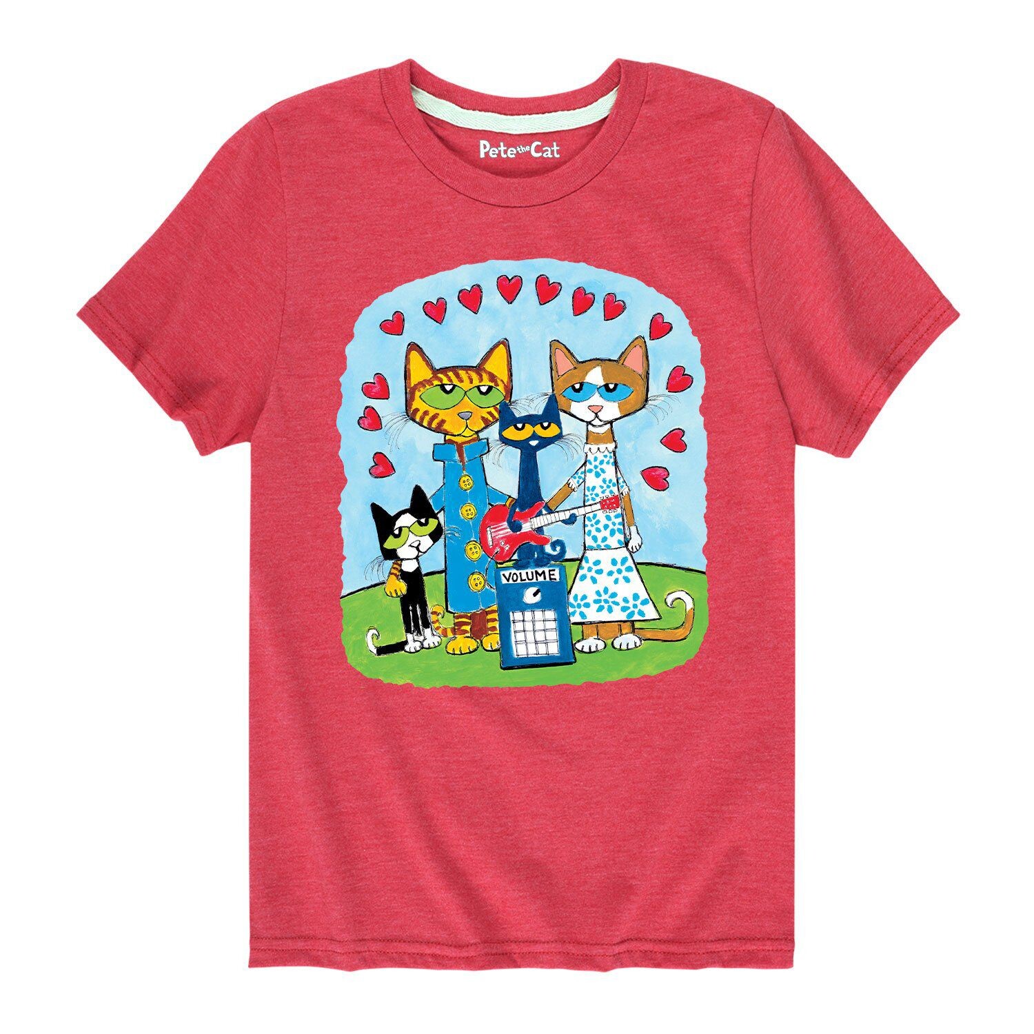 

Футболка с рисунком Pete The Cat Love для мальчиков 8–20 лет Licensed Character