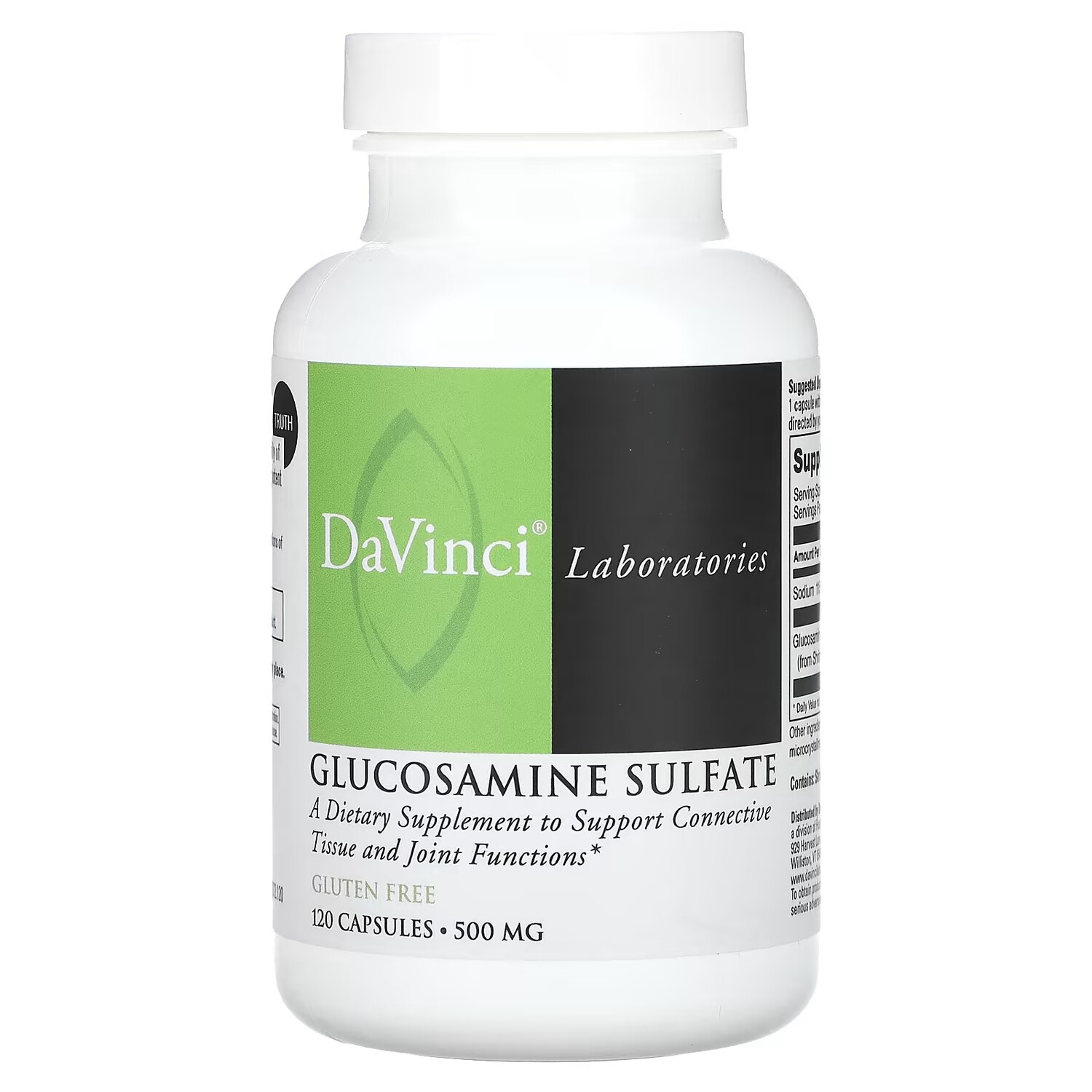 

DaVinci Laboratories of Vermont Глюкозамина сульфат 120 капсул