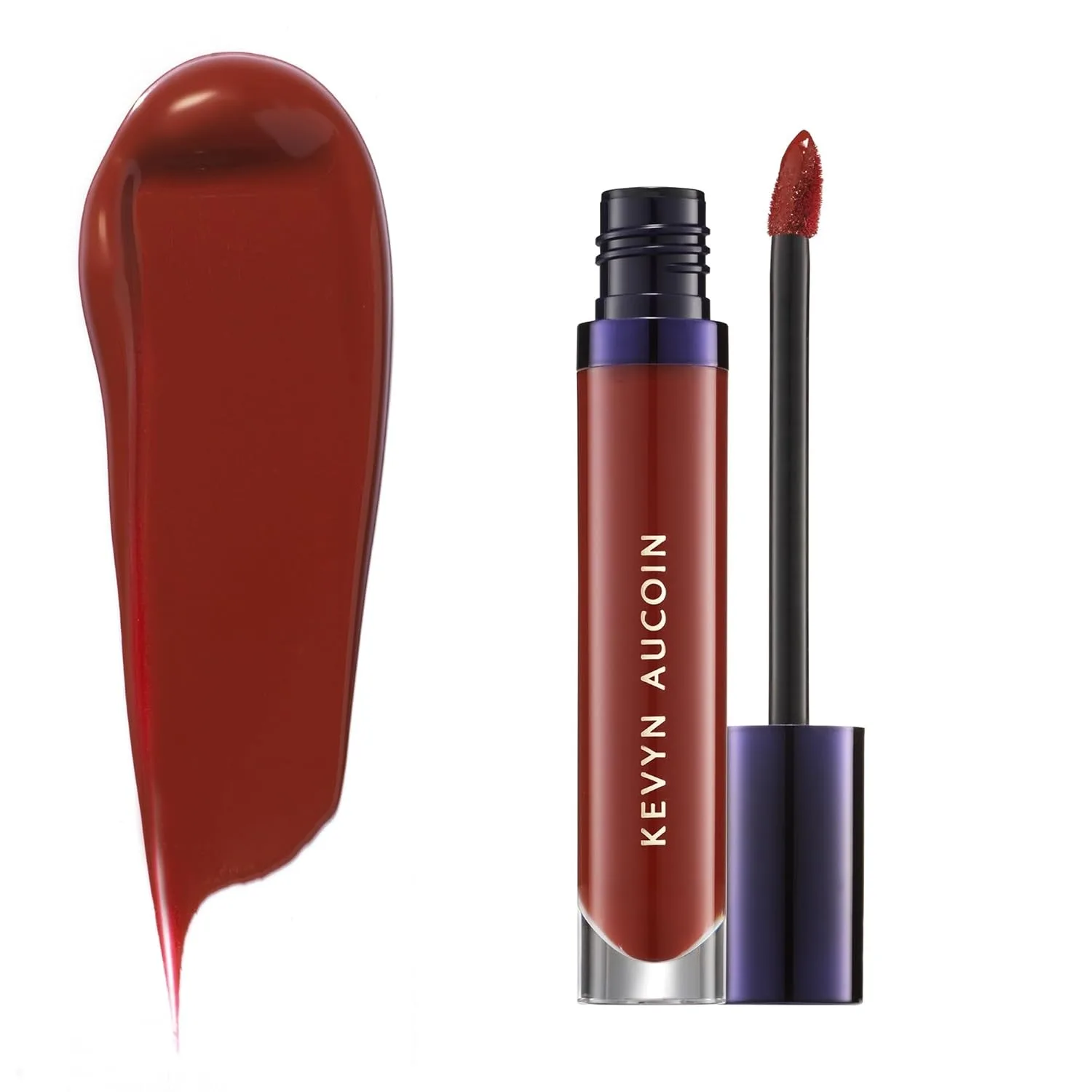 Помада Kevyn Aucoin Velvet Lip Paint: матовое покрытие на весь день. Не размазывается, обладает высокой пигментацией, быстро сохнет, невесомая формула. Сделано в Италии., STRIKING