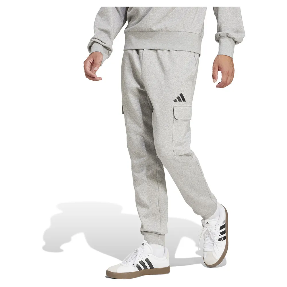 

Джоггеры adidas Essentials Feelcozy Fleece Cargo, серый