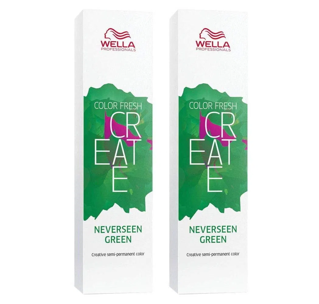 Прямой краситель для волос WELLA Color Fresh Create «Never Seen Green», 60 мл, 2 шт. Wella