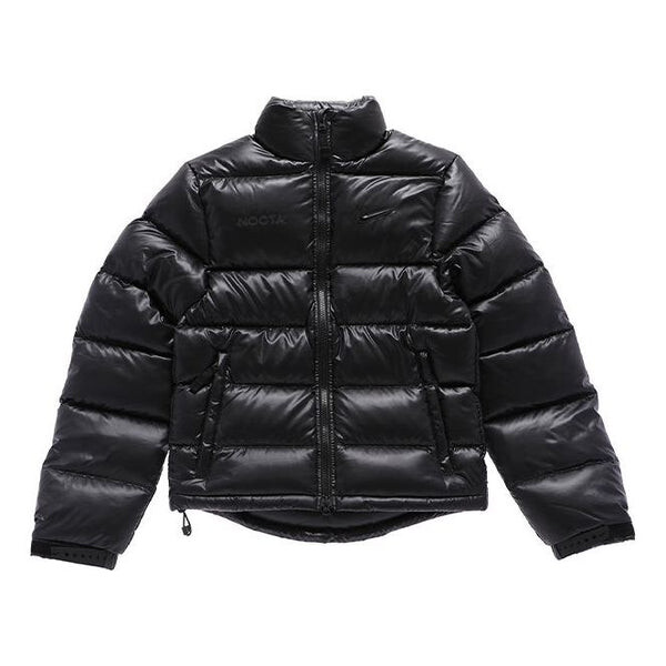 

Куртка x nocta drake stand collar jacket 'black' Nike, черный