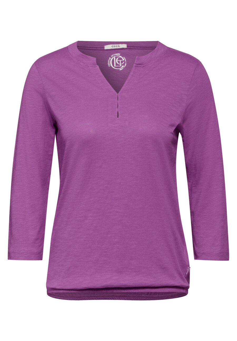 

Лонгслив CECIL Shirt, цвет mottled purple