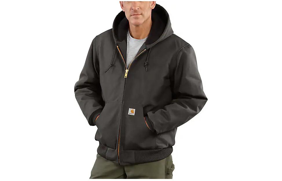 

Carhartt Утепленная флисовая куртка с подкладкой из фланели, Gray