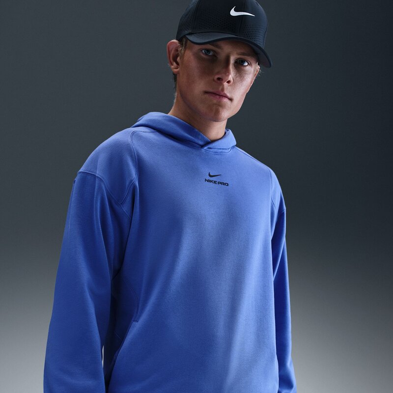 Тренировочный термо-футболка Kapuzensweat pro Nike, черный — фото 3
