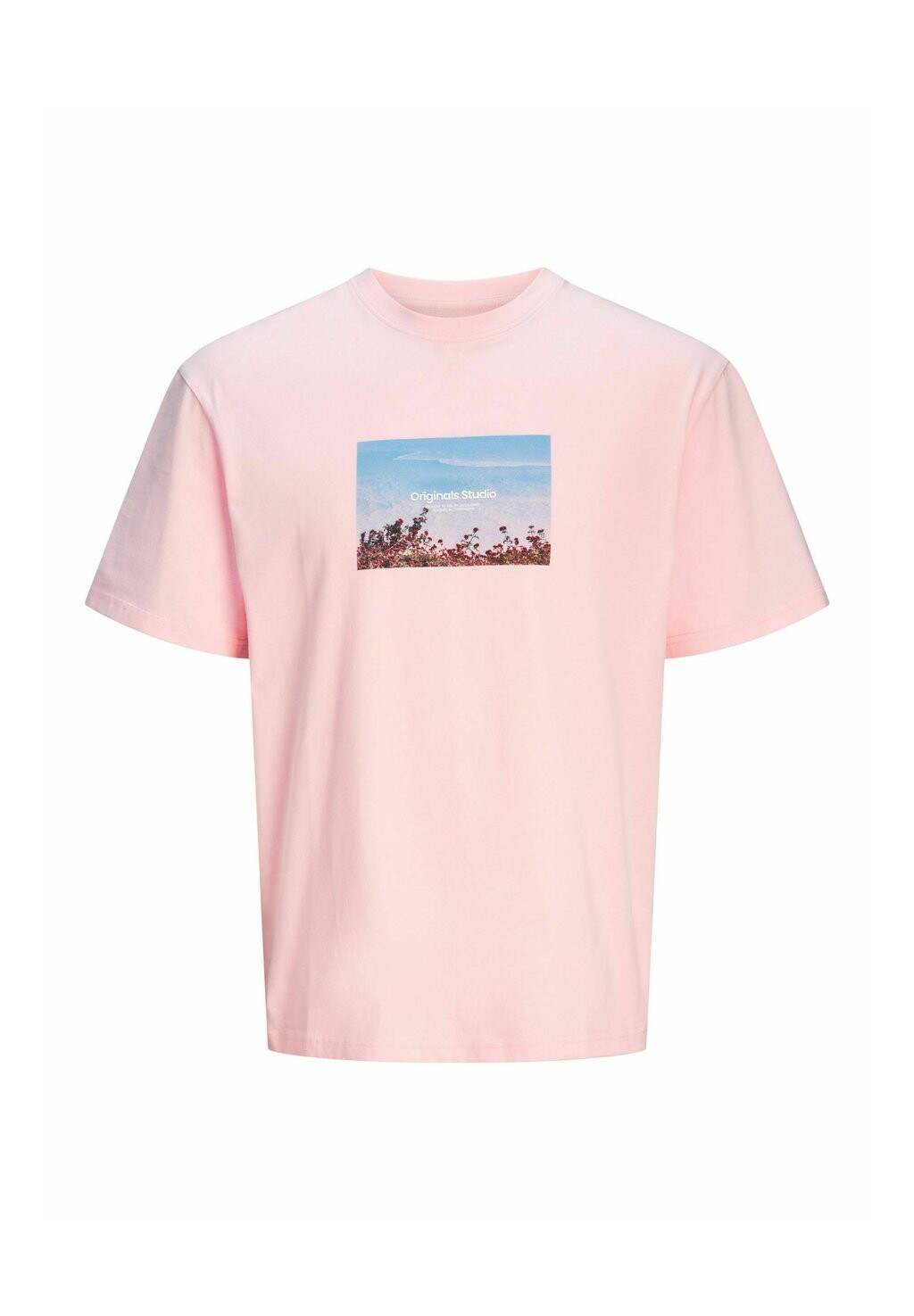 

Футболка с принтом JORVESTERBRO PICTURE CREW NECK Jack & Jones, светло-розовый