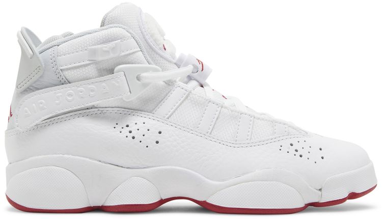 

Кроссовки Air Jordan Jordan 6 Rings GS 'White Mystic Hibiscus', белый